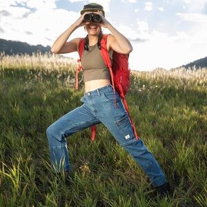 Ripton Women's Hiker Jeans Stone 27